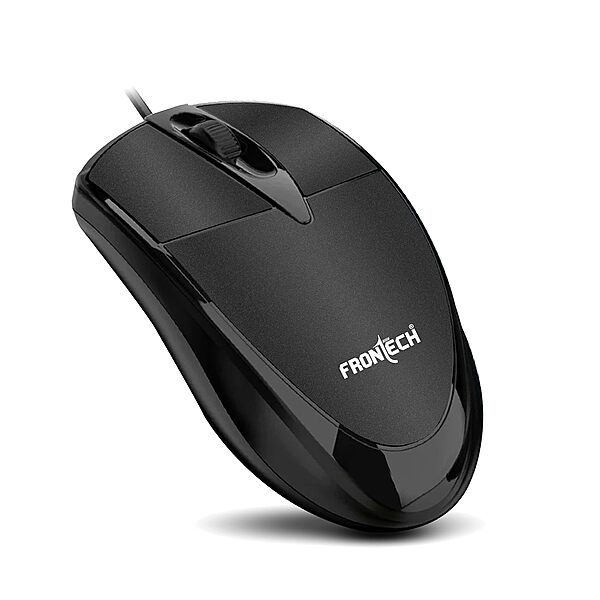 Frontech MS-0044 – Wired optical mouse with 1000 DPI, ergonomic design, and smooth tracking for accurate and comfortable daily use.