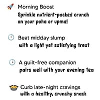 Eat Better Co - Millet Namkeen Combo - Chilli Garlic & Desi Masala - Healthy Snacks - Roasted, Not Fried | No Palm Oil | Healthy Replacement of Chips & Bhujia - Pack of Two - 200 grams