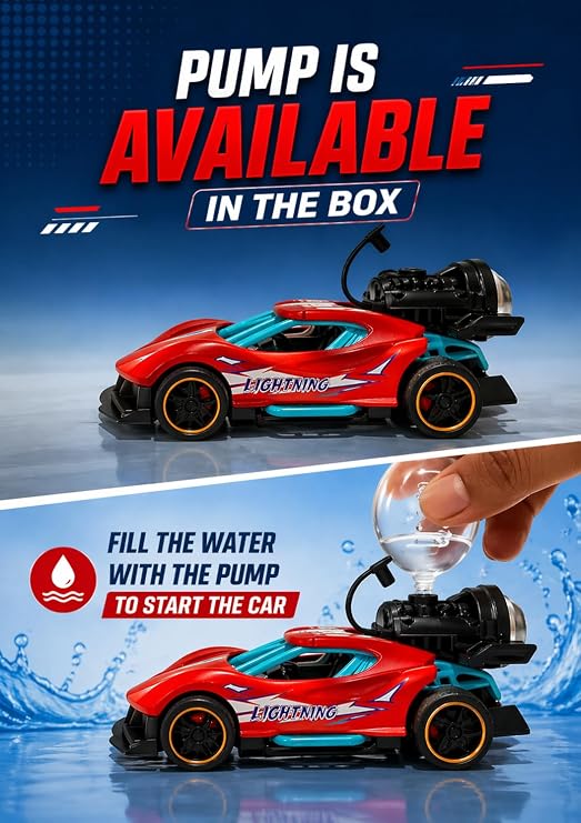 MMC Mist Spray Racing Car – Pull Back Toy