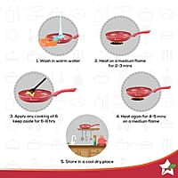 Wonderchef Royal Velvet 24 cm Non-Stick Fry Pan 3 mm  1.8 litres