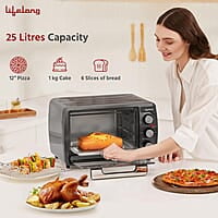 Lifelong OTG 25 Litre for Kitchen with Barbeque Tray - 1450W Oven Toaster Griller Machine Electric