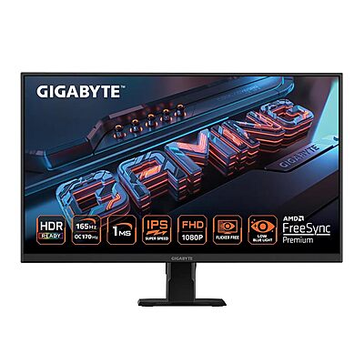 GIGABYTE, 27-INCH 165Hz SS IPS FHD GAMING MONITOR WITH FREESYNC PREMIUM, GS27F