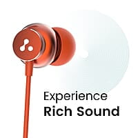 Ambrane Stringz 38 Wired Earphones with Mic, Powerful HD Sound with High Bass, Tangle Free Cable, Comfort in-Ear Fit, 3.5mm