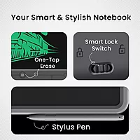 Portronics RuffPad 21 LCD Writing Tablet (POR 1972) – 21 Inch Re-Writable Pad | Black