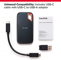 SanDisk Extreme 2TB Portable SSD, 1050MB/s Read, 1000MB/s Write, IP65– SDSSDE61-2T00-G25