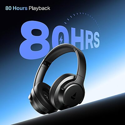 boAt Rockerz 512 ANC (Cosmic Black) - New Arrival