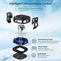 Portronics Cool XG Mobile Cooler – Magnetic, Black. This innovative cooler features a sleek design, powerful cooling technology, and easy magnetic attachment for optimal mobile comfort on the go.