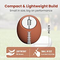 Portronics ToadPlay Rugby Mini Wireless Mouse – Dual Mode BT & 2.4GHz| Brown | 1 Year Warranty
