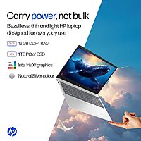 HP 15 FD0552TU  (i5-13th Gen, 16GB RAM,512 SSD, 15.6"Display,Windows 11,1 Year Warranty,Black