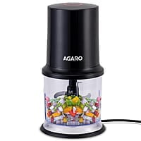 AGARO Electric Chopper, 400 Watts, Vegetable Chopper, Cutter, 100% Pure Copper Motor 500ML