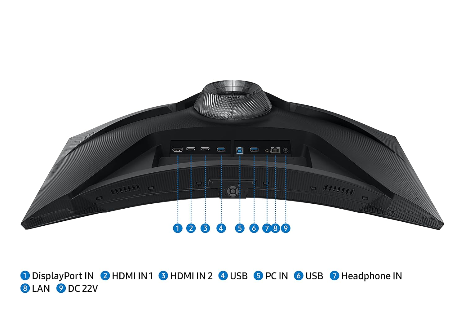 Samsung, 27-Inch, QHD, Odyssey G6, 240Hz, 1ms, Curved, Smart LED Monitor