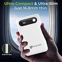 UltraProlink UM1127 - Juice-Up Slim 10K Powerbank (White)