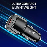 boAt 55W Fast Car Charger (Carbon Black)