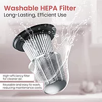 Portronics MopCop 4 Vacuum & Blower – 18,000Pa: Powerful suction, versatile cleaning, and efficient blowing. Ideal for home and office use. Compact design for easy handling and storage.