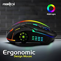 Frontech KB-0039 Durable USB Keyboard for Office & Home