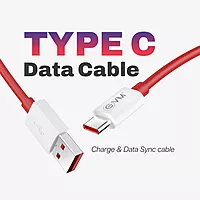 EVM 1PLUS01 Type C Cable 100W 1M - Red