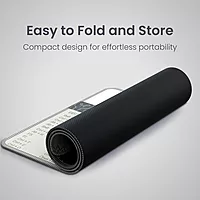 Portronics Comfipad 2 Extended Mouse Pad – Grey, Smooth & Anti-Slip