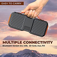 Lapcare Storm LBS‑999 – 24W Bluetooth Speaker | TWS Pairing, IPX5 Splash Resistant & 10hr Battery for Music Anywhere