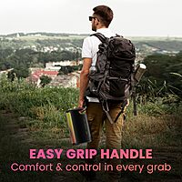 Portronics Dash 8 POR 2244 Bluetooth Speaker – 60W | Karaoke Mic | RGB Lights | Black