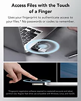 Lexar JumpDrive F35 Pro 128GB USB 3.2 Pen Drive – Fingerprint Secure Storage