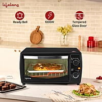 Lifelong OTG 10 Litre - Electric Oven Toaster Griller for Kitchen- 1000 W