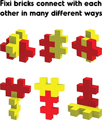 Fixi Bricks Giraffe and Elephant