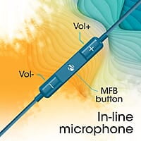 Zebronics Zeb-Buds 30 3.5Mm Stereo Wired In Ear Earphones With Mic For Calling, Volume Control, Multifunction Button, 14Mm Drivers, Stylish Eartip,1.2 Meter Durable Cable And Lightweight Design