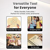 Portronics RuffPad 15 LCD Writing Tablet (POR 1237) – 15 Inch Re-Writable Display | 1 Year Warranty