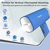 AGARO Elegant Handheld Garment Steamer 1200W, 170 ML Water Tank