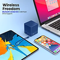 Portronics Bounce 2 – 5W Bluetooth Speaker | Compact, Clear Audio, FM Radio & Portable Music Entertainment Anywhere
