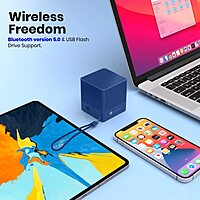 Portronics Bounce 2 – 5W Bluetooth Speaker | Compact, Clear Audio, FM Radio & Portable Music Entertainment Anywhere