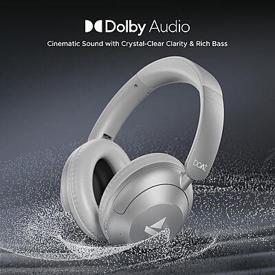 boAt Rockerz 650 Pro (Silver Frost) boAt Rockerz 650 Pro (Silver Frost)