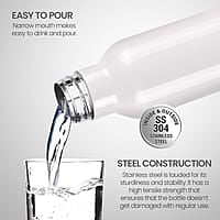 MILTON Smarty Stainless Steel Water Bottle, 730 ml