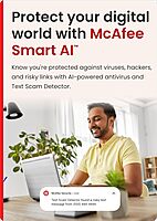 McAfee Total Protection 1 Device 3 Year Security Antivirus