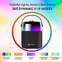 Portronics Dash 4 – 50W Bluetooth Party Speaker | Powerful Sound, Built-in Mic & Vibrant LED Lights for Parties & Outdoor Events