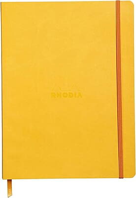 Rhodia Rhodiarama Softcover Notebook A5  Yellow DOT GRID