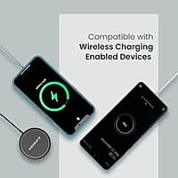 Ambrane MagSafe 15W Wireless Charging Pad for Apple iPhone 15/15 Plus/15 Pro/15 Pro Max, iPhone 14/14 Plus/14 Pro/Max, iPhone 13/12/11 Series and All Qi-Enabled Devices