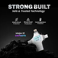 EVM EnStore 4-in-1 OTG 64GB Pen Drive – USB 3.0 | Type-C | Micro USB