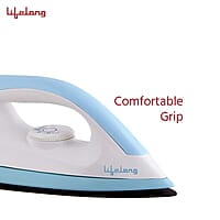 Lifelong Dry Iron Press 1100 W, Electric Dry Iron with Temperature Controle