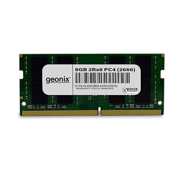 Geonix Laptop RAM, 8 GB DDR4, Frequency-2666 Mhz, (8x2) IC, 260 Pin, 5 Years Warranty