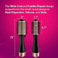 AGARO HV2179 1200 Watts Professional Volumizer Hair Dryer, 24K Gold Styling Surface