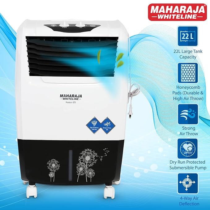 Maharaja White line Frost Air 25 Air Cooler, 22 Liter,
