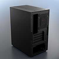 Dawg V110 White M-ATX Mini Tower Case – Compact PC Cabinet Tower Case