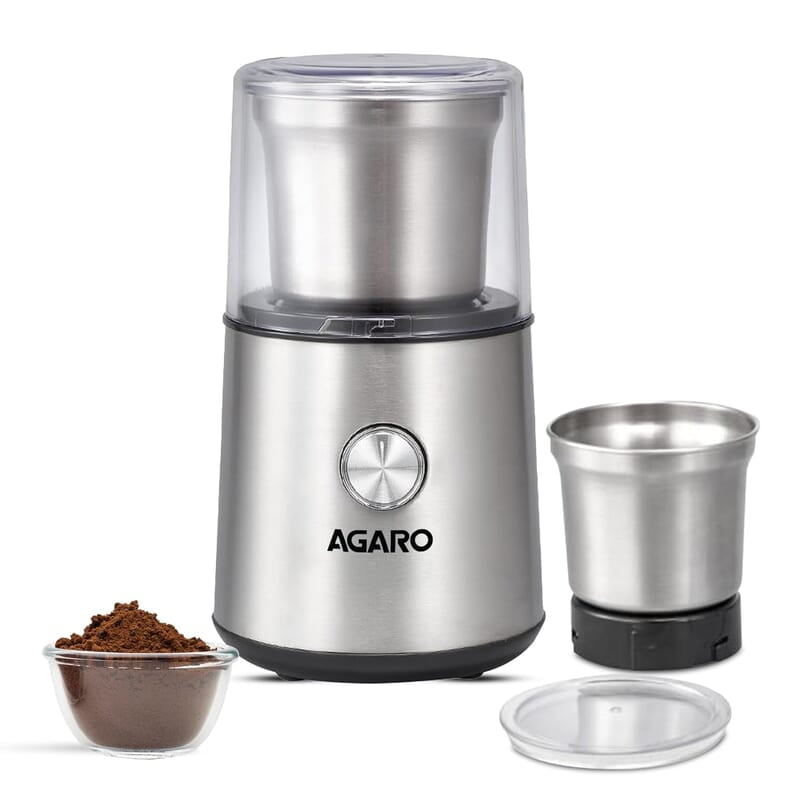 AGARO Regency Electric Coffee Grinder, 85 Grams, Coffee Grinder Machine, Espresso Grinder
