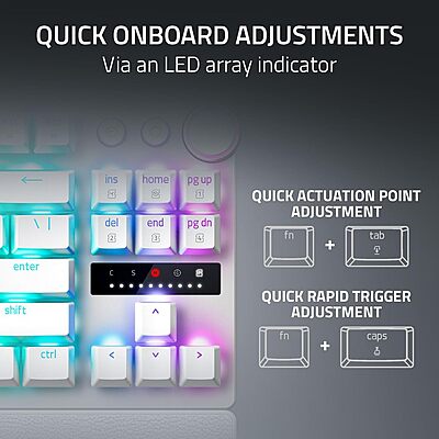 Razer Huntsman V3 Pro Tenkeyless Gaming Keyboard – Optical Switch | RGB | USB
