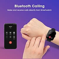 Zebronics DRIP Smart Watch with Bluetooth Calling, 4.3cm (1.69"), 10 built-in & 100+ Watch Faces, 100+ Sport Modes, 4 built-in Games, Voice Assistant, 8 Menu UI, Fitness Health & Sleep Tracker