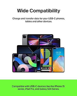 Belkin International USB Type C Cable 2A 1m Type C to USB-A 2.0 Tough Unbreakable Braided Nylon Cable Belkin International USB Type C Cable 2A 1m Type C to USB-A 2.0 Tough Unbreakable Braided Nylon Cable