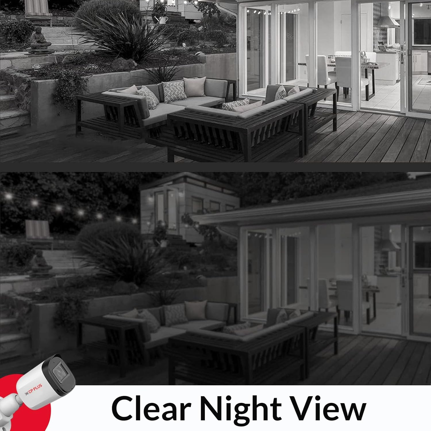 Open Box CP-Plus 2.4MP IR Wired Bullet Outdoor Camera Compatible with DVR only | 3.6mm Lens | 30 Meter Black & White Night Vision | IP67 | Analog HD CCTV Camera, White, CP-URC-TC24PL3