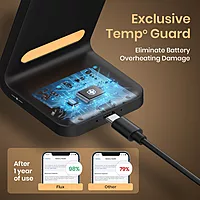 Portronics Flux 15W MagSafe Qi2 Wireless Charger – Black: Experience fast and efficient charging with this sleek, portable charger. Compatible with all Qi-enabled devices for ultimate convenience.