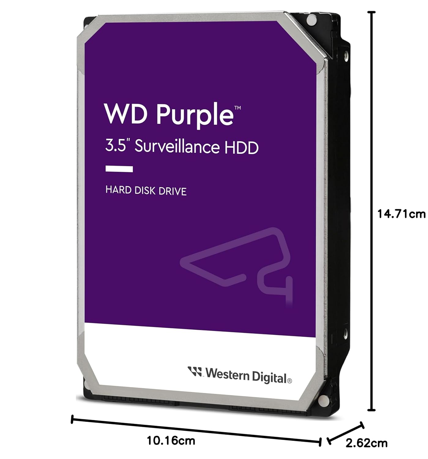 Open Box WD Western Digital Purple 1Tb Surveillance Hard Drive (Sata 6 0 Gb) (WD10PURZ) 1TB